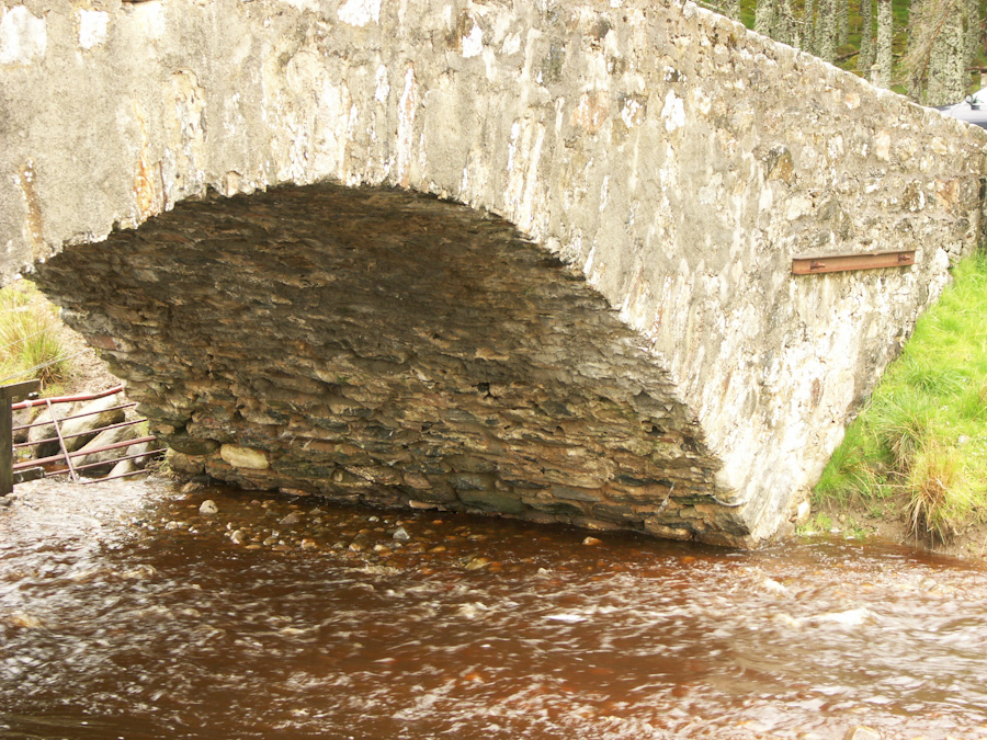 Bridge over Funlack Burn, By Milton of Moy, Moy