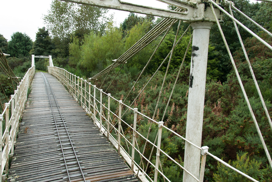 Inverness, Whin Park, Reconstructed Suspension Bridge