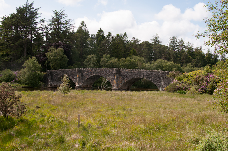 Shiel Bridge, Road Bridge over River Shiel