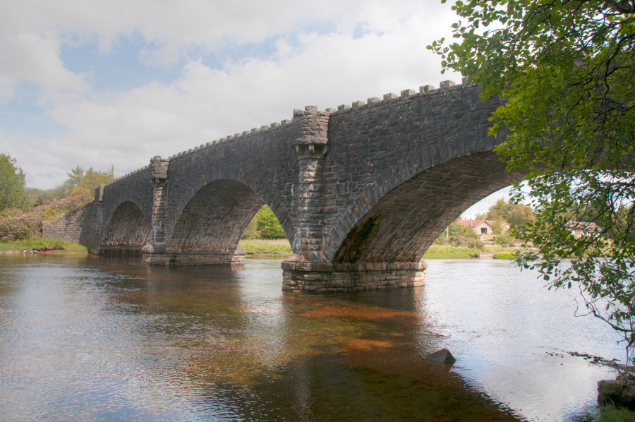 Shiel Bridge, Road Bridge over River Shiel