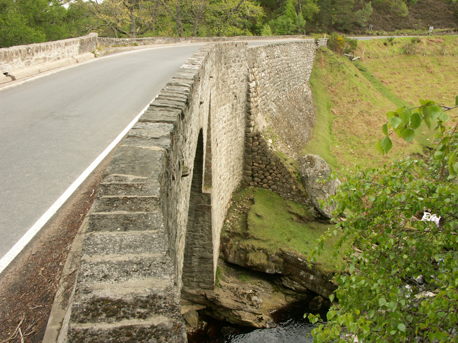 Bridge over Easter Fearn Burn, A836 Road