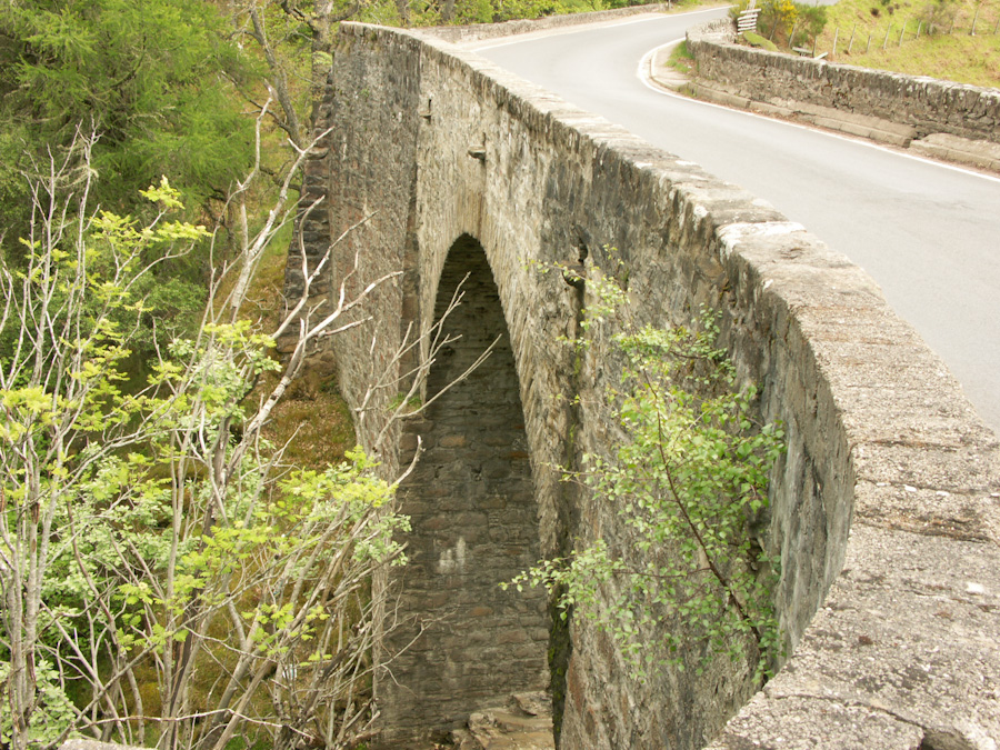 Bridge over Easter Fearn Burn, A836 Road