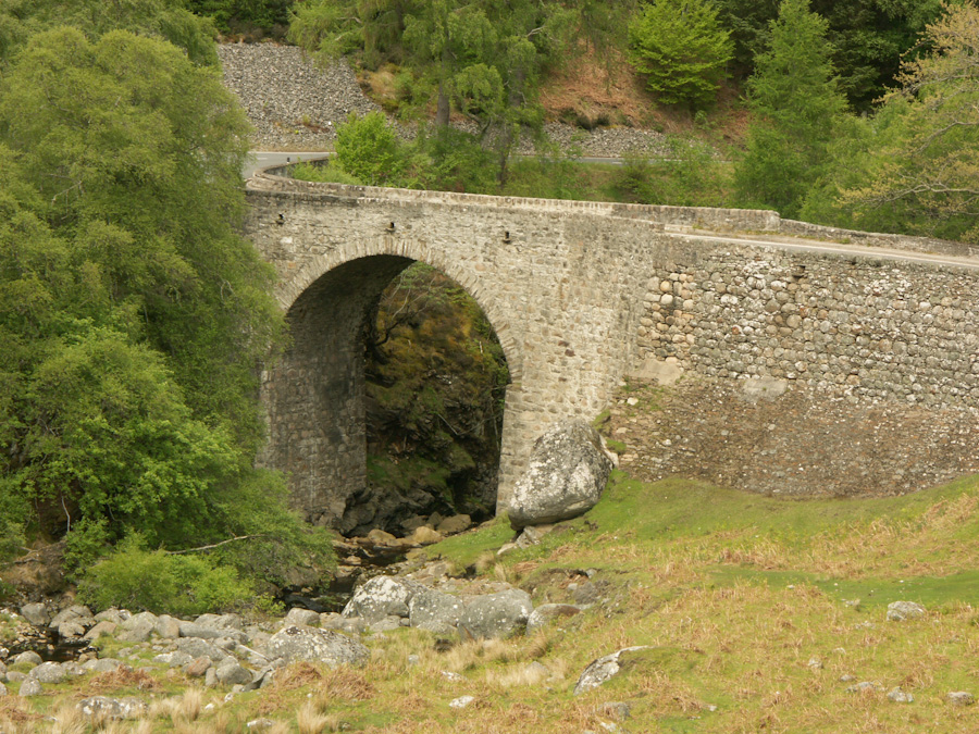 Bridge over Easter Fearn Burn, A836 Road