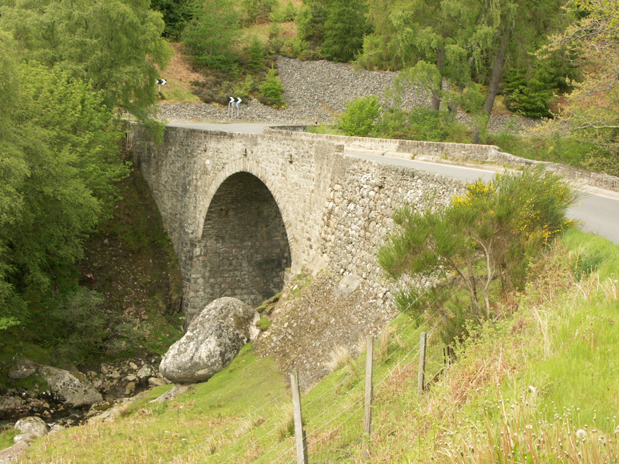 Bridge over Easter Fearn Burn, A836 Road