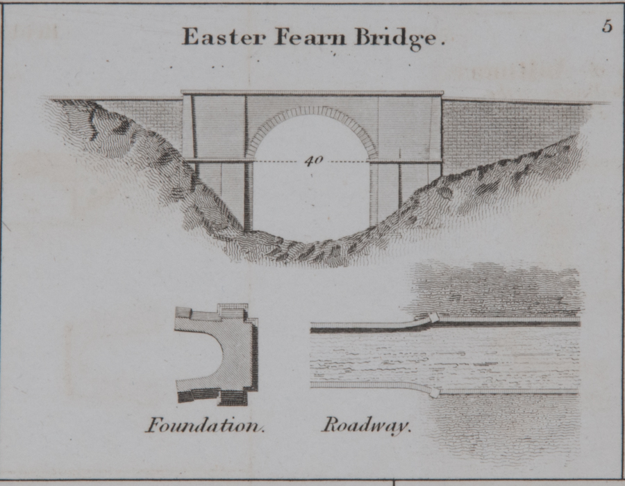 Bridge over Easter Fearn Burn, A836 Road