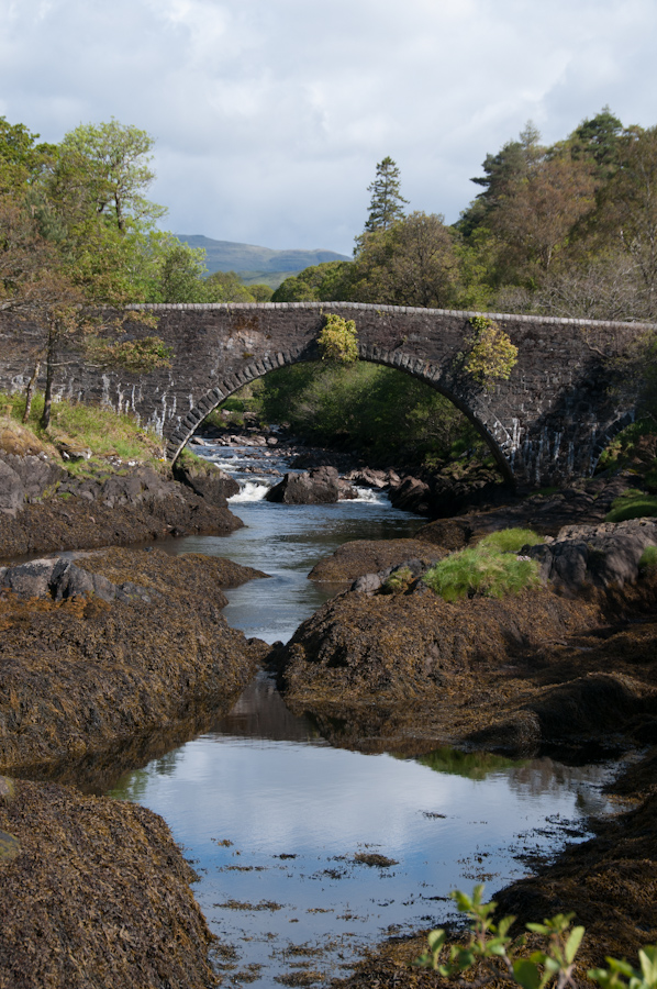The Ivy Bridge over River Aline, Ardtornish