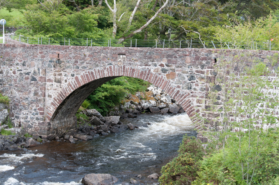 Lochinver Bridge over River Inver