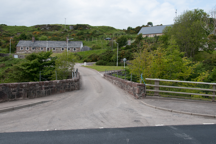 Lochinver Bridge over River Inver