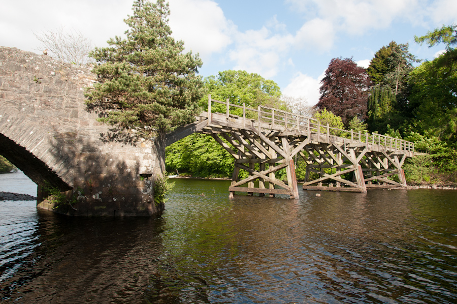 Old Fort Augustus Bridge over River Oich