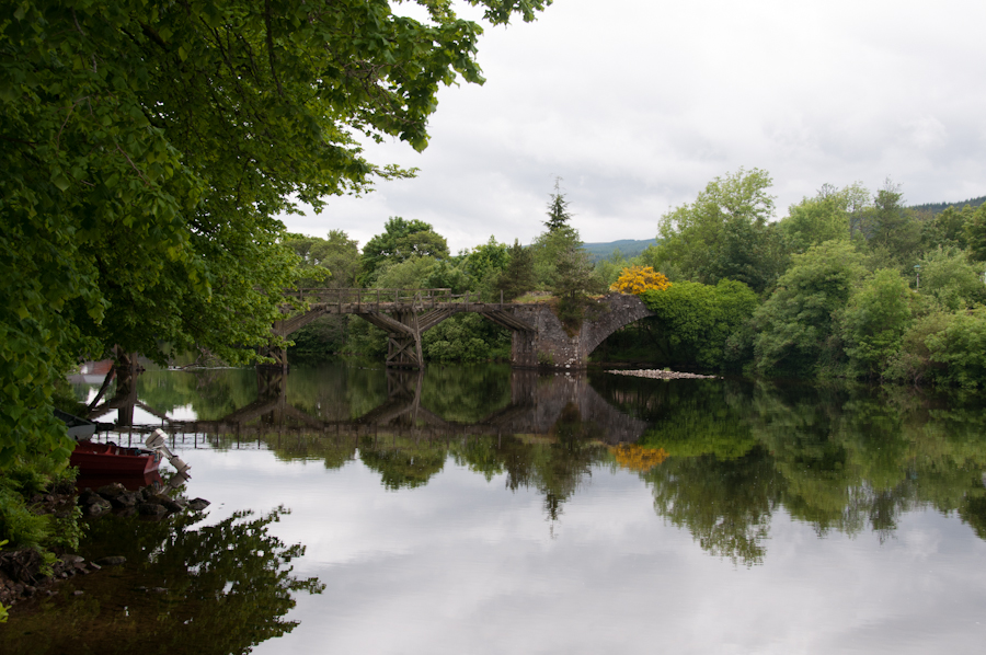 Old Fort Augustus Bridge over River Oich