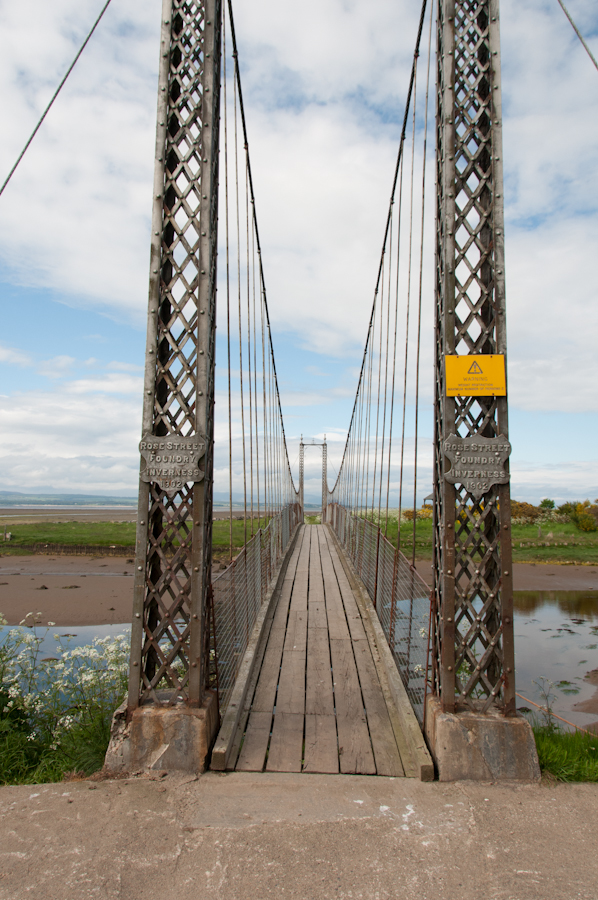 Alexandra Suspension Bridge, The Links, Tain