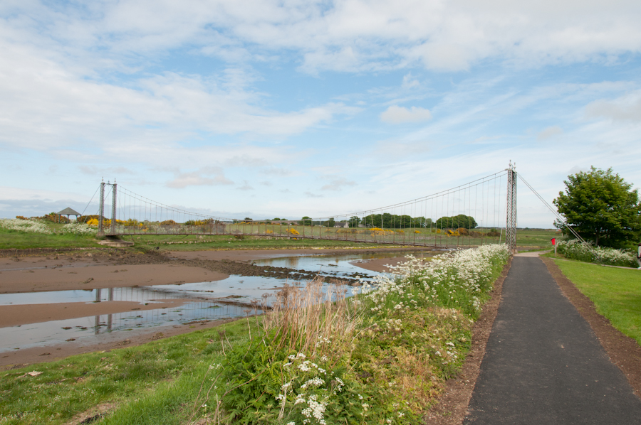 Alexandra Suspension Bridge, The Links, Tain